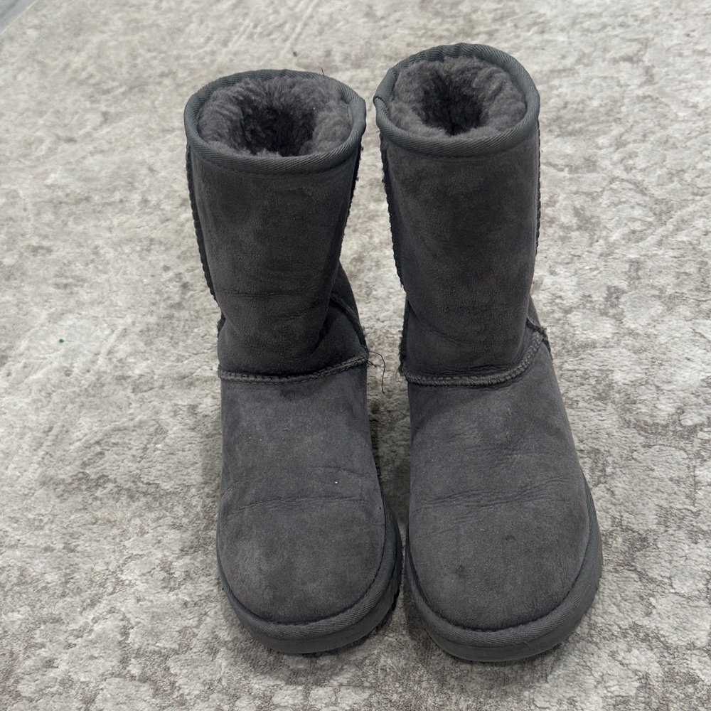 UGG Charcoal Suede Boots